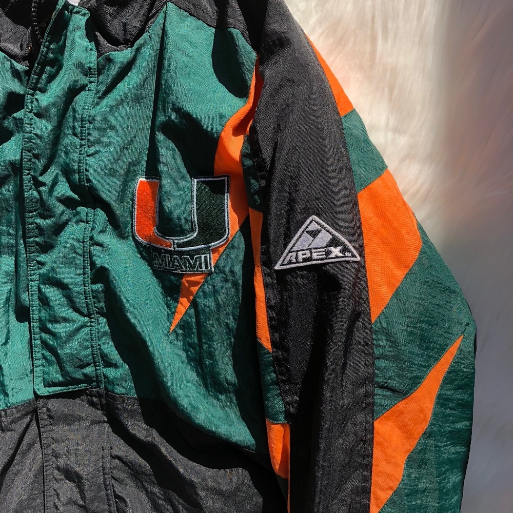 Vintage Apex One U Miami Bomber Jacket